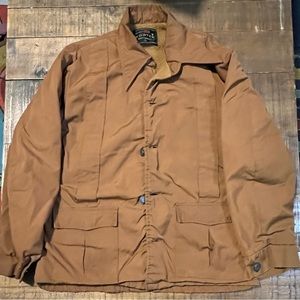 Vintage 1960s Nortex Sportswear Loop Collar Brown Button Jacket